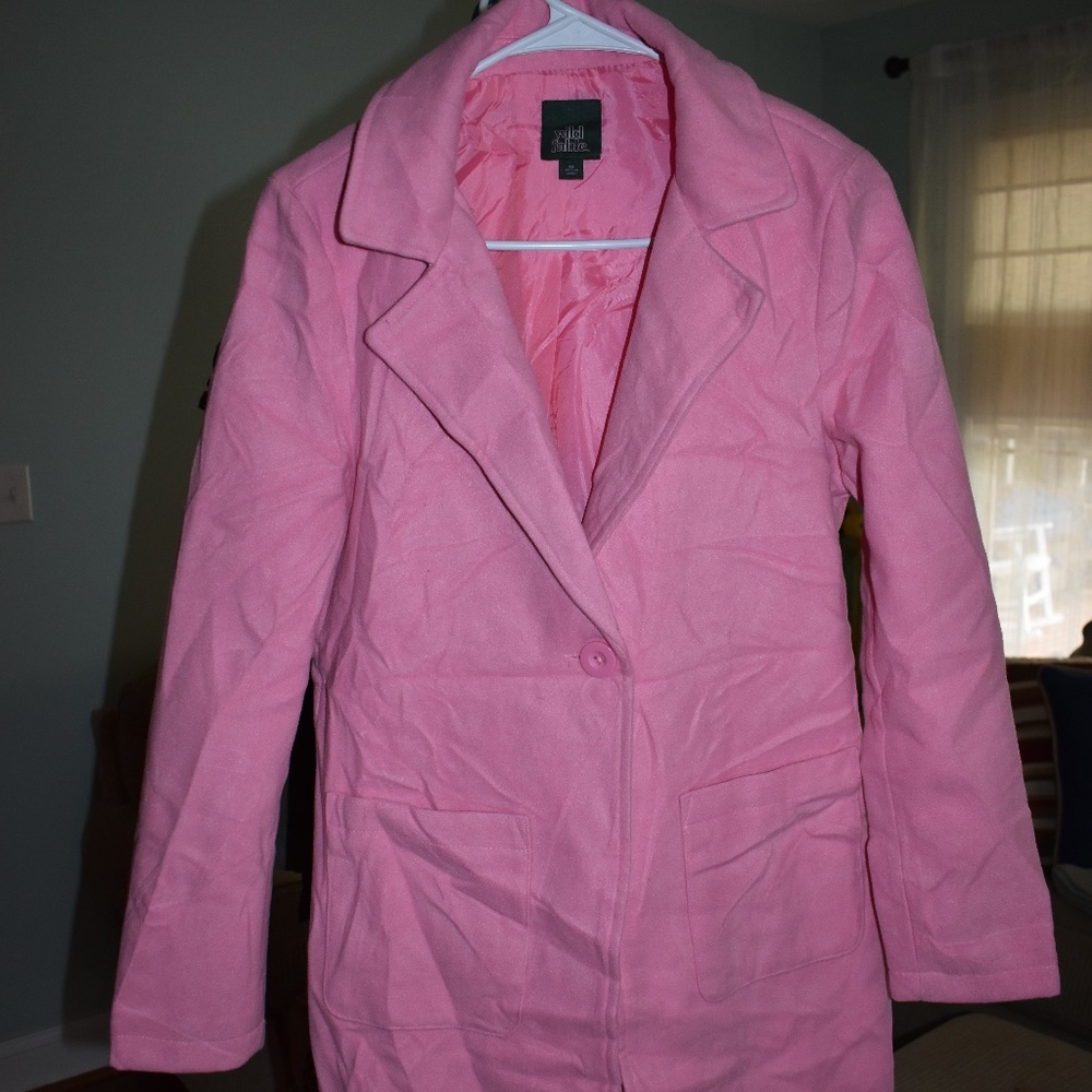 Women's Size XS Pink Peacoat from Wild Fable
